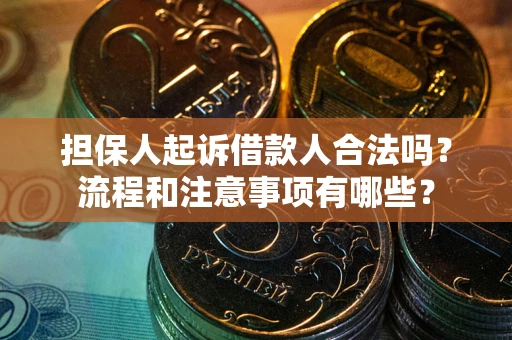 北京担保人起诉借款人合法吗？流程和注意事项有哪些？