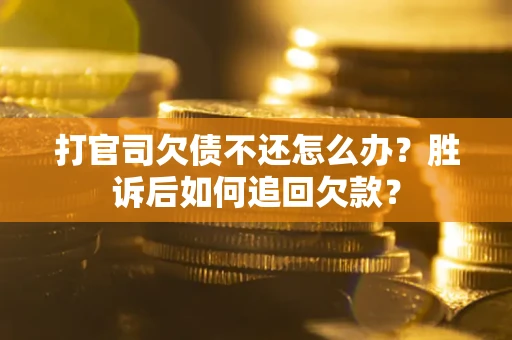 北京打官司欠债不还怎么办？胜诉后如何追回欠款？