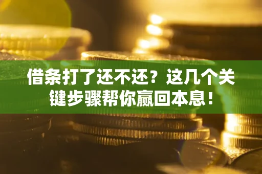 北京借条打了还不还？这几个关键步骤帮你赢回本息！