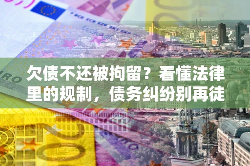 北京欠债不还被拘留？看懂法律里的规制，债务纠纷别再徒劳奔波