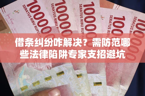 北京借条纠纷咋解决？需防范哪些法律陷阱专家支招避坑