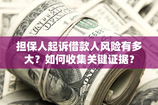 北京担保人起诉借款人风险有多大？如何收集关键证据？