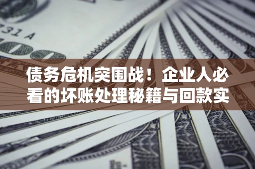 北京债务危机突围战！企业人必看的坏账处理秘籍与回款实战指南